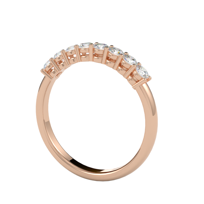 Pierścionek z diamentem Radiance – złoto różowe 750 – GOLDPORT